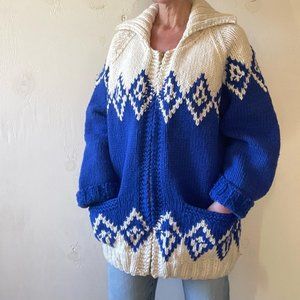 Vintage Chunky Cowichan Sweater
